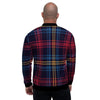 Tartan Print Men's Bomber Jacket-grizzshop