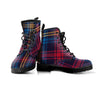 Tartan Print Men's Boots-grizzshop