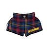 Tartan Print Muay Thai Boxing Shorts-grizzshop