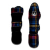 Tartan Print Muay Thai Shin Guard-grizzshop