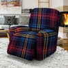 Tartan Print Recliner Cover-grizzshop