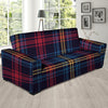 Tartan Print Sofa Cover-grizzshop