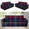 Tartan Print Sofa Cover-grizzshop