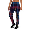 Tartan Print Women's Joggers-grizzshop