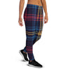 Tartan Print Women's Joggers-grizzshop