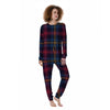 Tartan Print Women's Pajamas-grizzshop