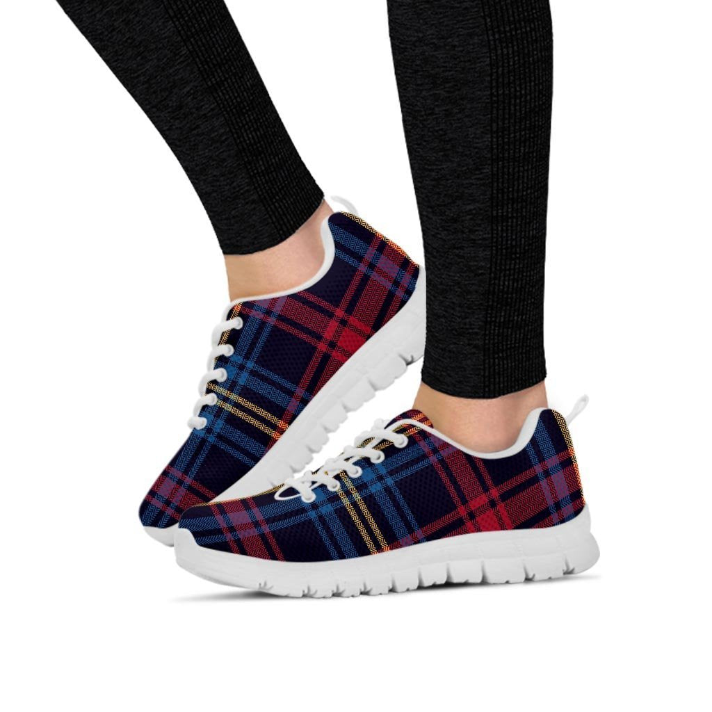 Tartan Print Women's Sneakers-grizzshop