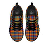 Tartan Rainbow Print Pattern Black Sneaker-grizzshop