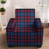 Tartan Red And Blue Plaid Armchair Cover-grizzshop