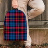 Tartan Red And Blue Plaid Backpack-grizzshop