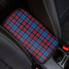 Tartan Red And Blue Plaid Car Console Cover-grizzshop