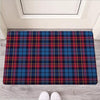 Tartan Red And Blue Plaid Door Mat-grizzshop