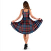 Tartan Red And Blue Plaid Dress-grizzshop