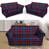 Tartan Red And Blue Plaid Loveseat Cover-grizzshop