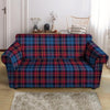 Tartan Red And Blue Plaid Loveseat Cover-grizzshop