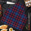 Tartan Red And Blue Plaid Men's Apron-grizzshop