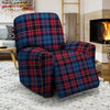 Tartan Red And Blue Plaid Recliner Cover-grizzshop