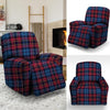 Tartan Red And Blue Plaid Recliner Cover-grizzshop