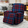 Tartan Red And Blue Plaid Recliner Cover-grizzshop