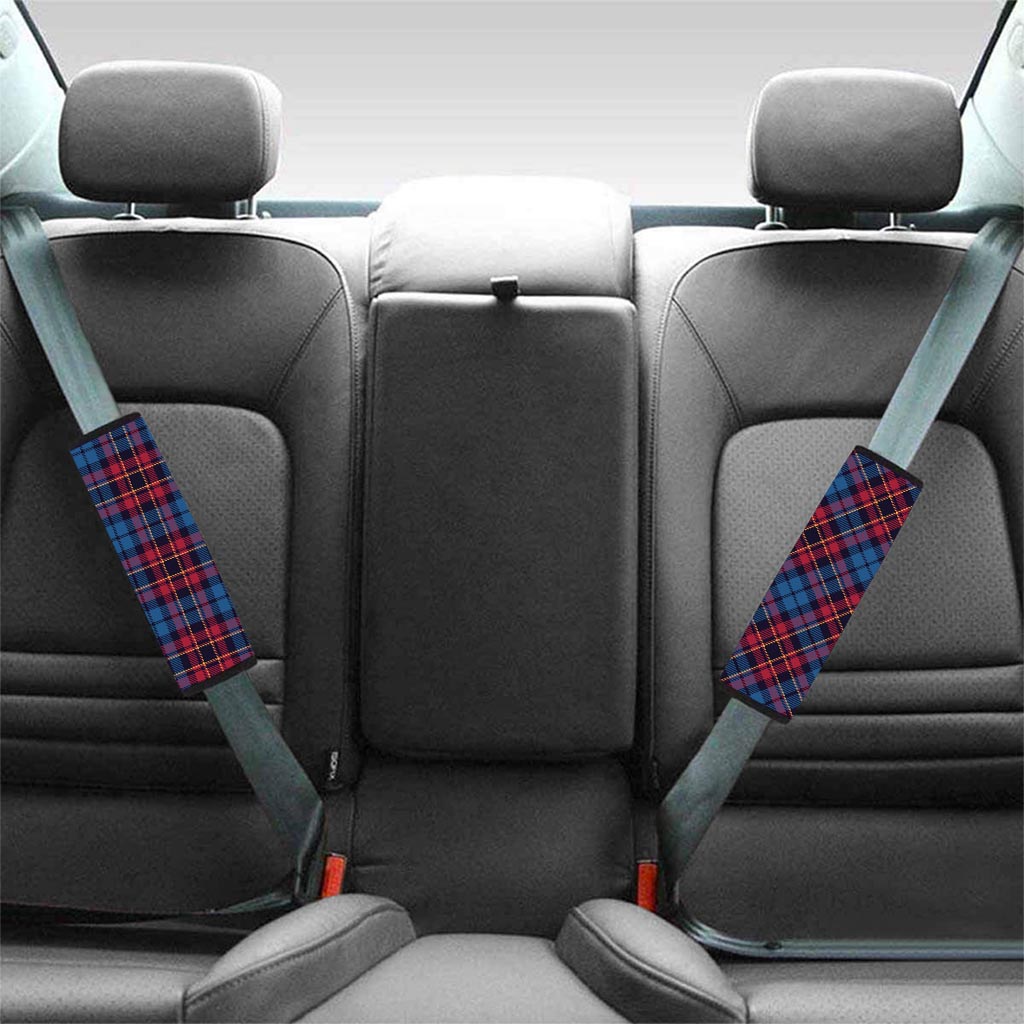 Tartan Red And Blue Plaid Seat Belt Cover-grizzshop