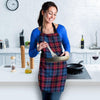 Tartan Red And Blue Plaid Women's Apron-grizzshop