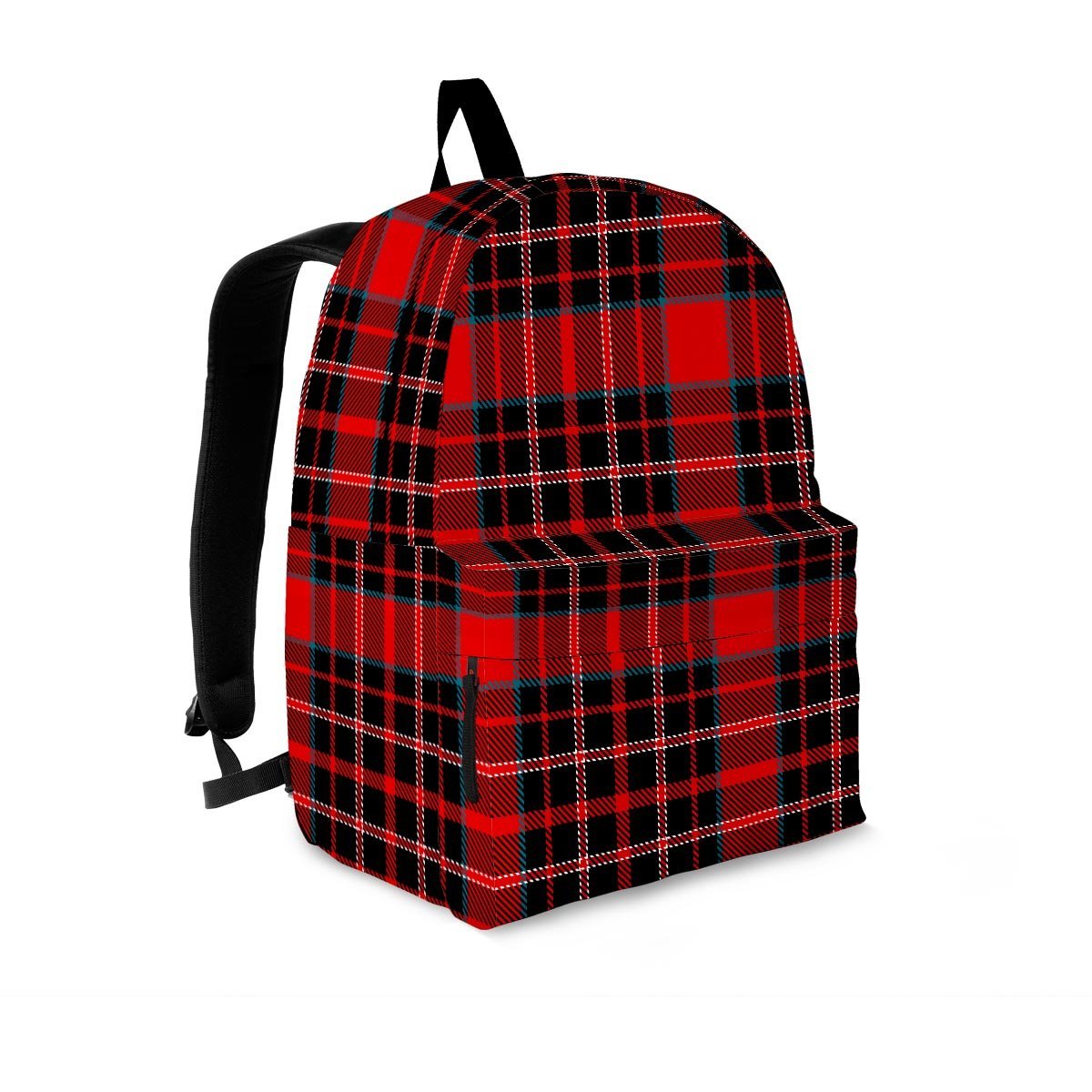 Tartan Red Plaid Backpack-grizzshop