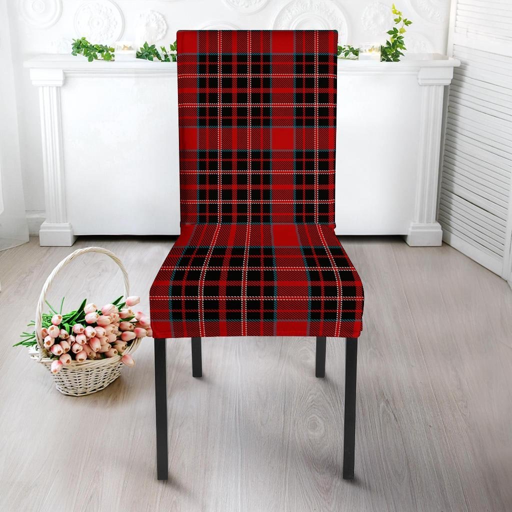 Tartan Red Plaid Chair Cover-grizzshop