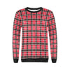 Tartan Red Plaid Scottish Royal Stewart Women Crewneck Sweatshirt-grizzshop