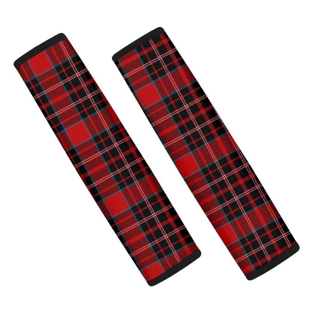 Tartan Red Plaid Seat Belt Cover-grizzshop