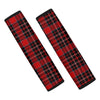 Tartan Red Plaid Seat Belt Cover-grizzshop