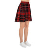 Tartan Red Plaid Women's Skirt-grizzshop