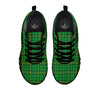 Tartan Saint Patrick's Day Print Black Sneaker-grizzshop