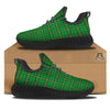 Tartan Saint Patrick's Day Print Black Walking Shoes-grizzshop