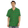 Tartan Saint Patrick's Day Print Men's Hawaiian Shirt-grizzshop