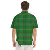 Tartan Saint Patrick's Day Print Men's Short Sleeve Shirts-grizzshop