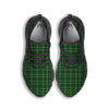 Tartan Saint Patrick's Day Print Pattern Black Running Shoes-grizzshop