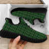 Tartan Saint Patrick's Day Print Pattern Black Walking Shoes-grizzshop