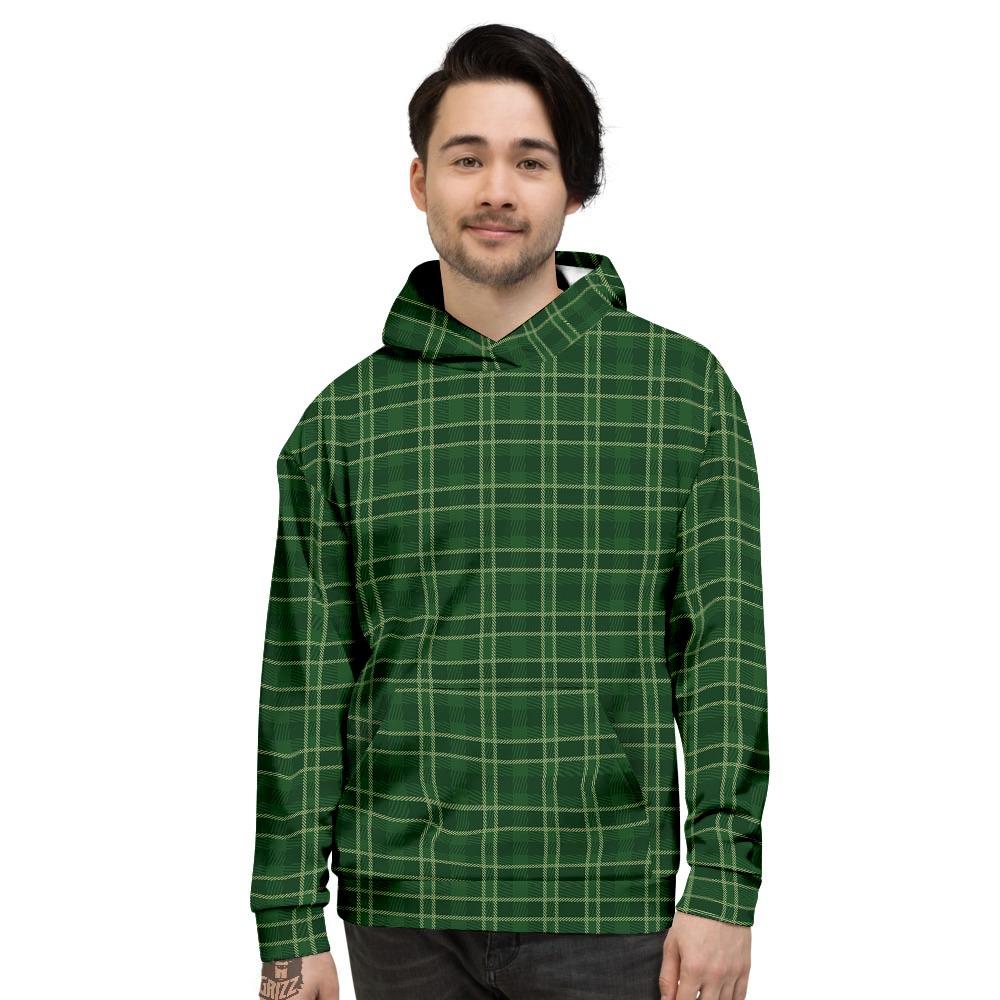 Tartan Saint Patrick's Day Print Pattern Men's Hoodie-grizzshop