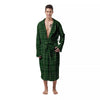 Tartan Saint Patrick's Day Print Pattern Men's Robe-grizzshop