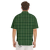 Tartan Saint Patrick's Day Print Pattern Men's Short Sleeve Shirts-grizzshop