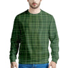 Tartan Saint Patrick's Day Print Pattern Men's Sweatshirt-grizzshop