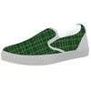 Tartan Saint Patrick's Day Print Pattern White Slip On Shoes-grizzshop