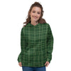 Tartan Saint Patrick's Day Print Pattern Women's Hoodie-grizzshop