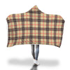 Tartan Scottish Beige Plaids Hooded Blanket-grizzshop