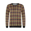 Tartan Scottish Blue Gold Red Plaid Women Crewneck Sweatshirt-grizzshop