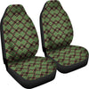 Tartan Scottish Brown Green Plaid Universal Fit Car Seat Cover-grizzshop