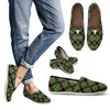 Tartan Scottish Brown Green Plaid Women's Casual Shoes-grizzshop