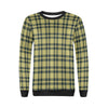 Tartan Scottish Gold Plaid Women Crewneck Sweatshirt-grizzshop