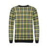 Tartan Scottish Gold Plaid Women Crewneck Sweatshirt-grizzshop