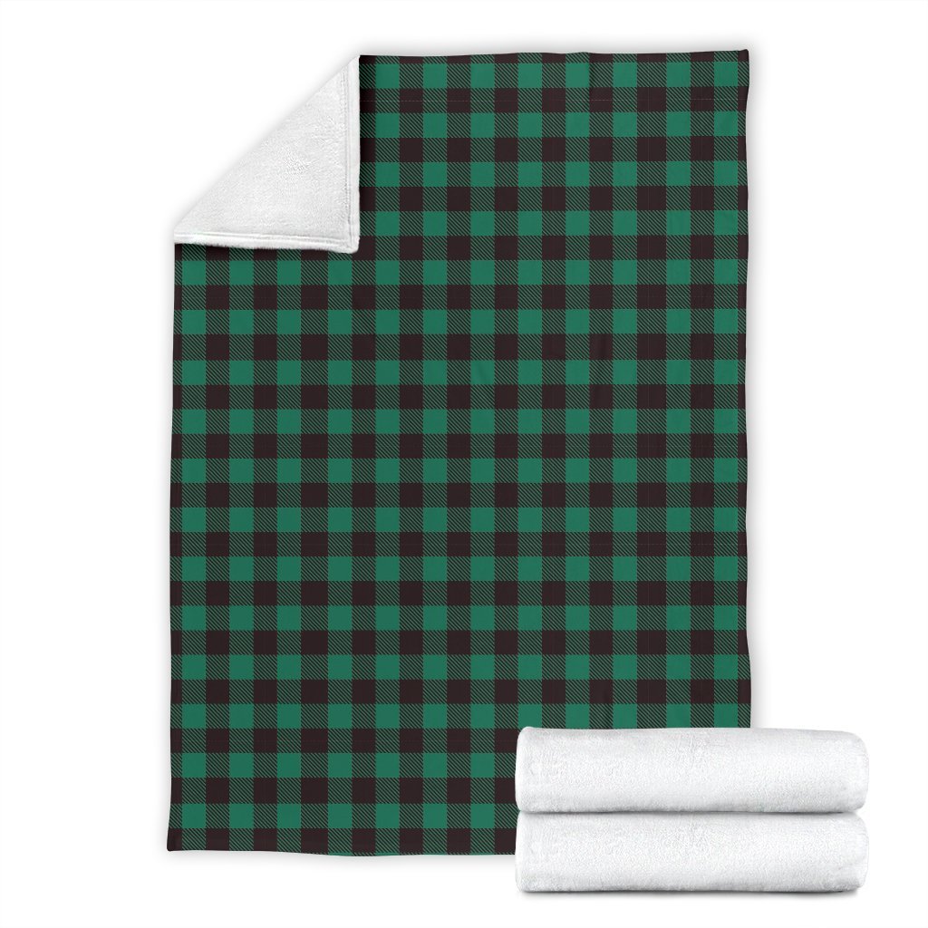 Tartan Scottish Green Plaids Blanket-grizzshop